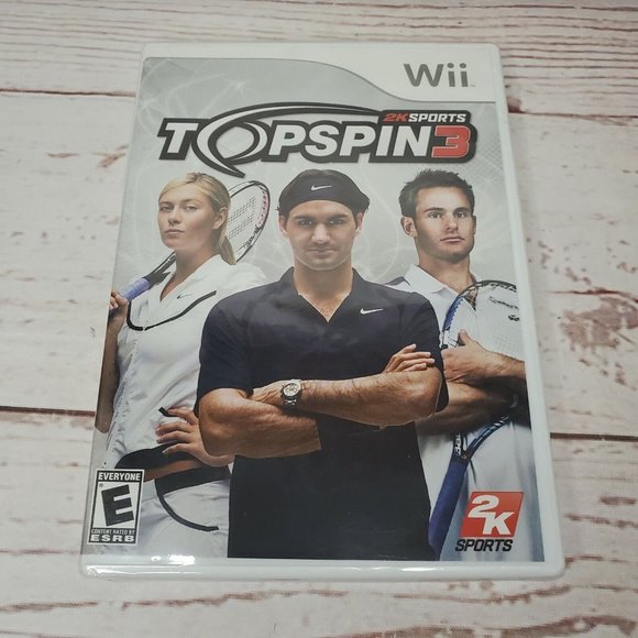 2008 2K Sports Top Spin 3 Nintendo Wii Video Game Made in USA - Picture 8 of 9